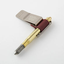 Load image into Gallery viewer, TRAVELER'S notebook Pen Holder LOVE AND TRIP Red
