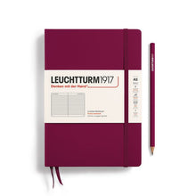 Load image into Gallery viewer, Leuchtturm1917 Medium Notebook A5 Hardcover Port Red