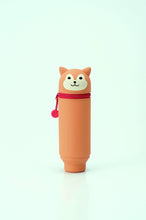 Load image into Gallery viewer, PuniLabo Stand Up Pen Case: Gray Cat
