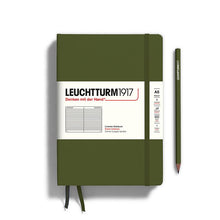Load image into Gallery viewer, Leuchtturm1917 Medium Notebook A5 Hardcover Army