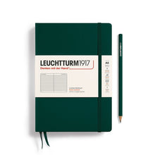 Load image into Gallery viewer, Leuchtturm1917  Medium Notebook A5 Hardcover Forest Green