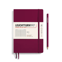 Load image into Gallery viewer, Leuchtturm1917  Medium Notebook A5 Softcover Port Red