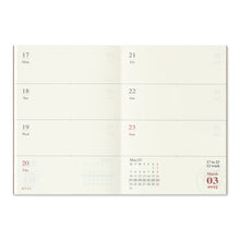 Load image into Gallery viewer, TRAVELER'S notebook 2025 Weekly (Passport Size)