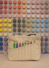 Load image into Gallery viewer, Soolla Studio Artist Bag, Boho Beige, Tool Bag Tote
