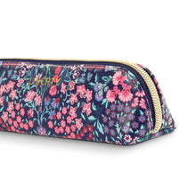 Load image into Gallery viewer, Liberty Tanjore Gardens Tile Navy Pencil Case