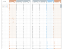 Load image into Gallery viewer, JIBUN TECHO DIARY 2024 also called STANDARD