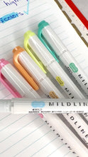 Load image into Gallery viewer, Zebra Mildliner Highlighter Broad and Fine Point Tip 5 Pack