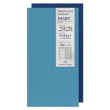 Load image into Gallery viewer, TRAVELER&#39;S notebook 2026 Weekly + Memo (Regular Size)
