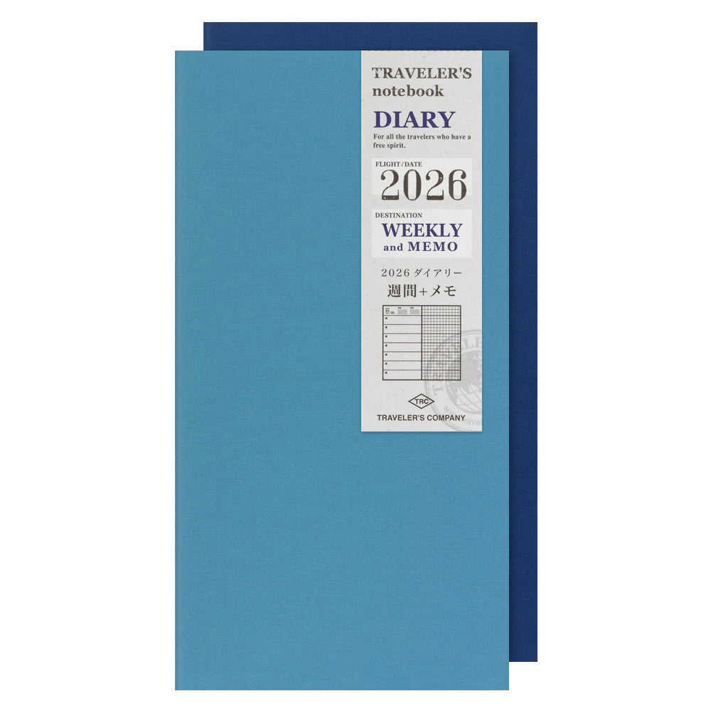 TRAVELER'S notebook 2026 Weekly + Memo (Regular Size)