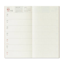 Load image into Gallery viewer, TRAVELER&#39;S notebook 2026 Weekly + Memo (Regular Size)
