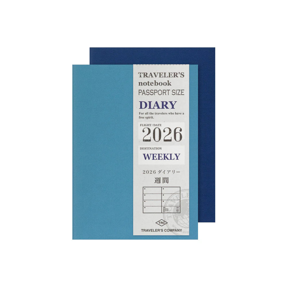 TRAVELER'S notebook 2026 Weekly (Passport Size)