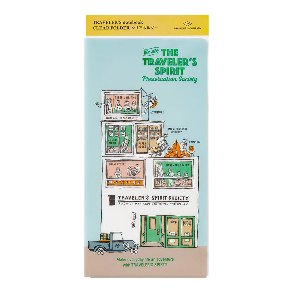 TRAVELER'S notebook Clear Folder 2026 (Regular Size)