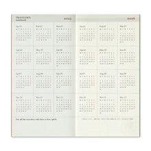 Load image into Gallery viewer, TRAVELER&#39;S notebook 2025 Weekly + Memo (Regular Size)
