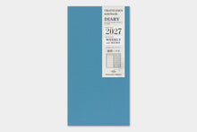 Load image into Gallery viewer, Traveler's Company 2027 Diary Weekly plus Memo Regular Size
