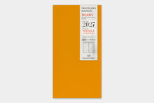 Load image into Gallery viewer, Traveler's Company 2027 Diary Weekly Vertical Regular Size
