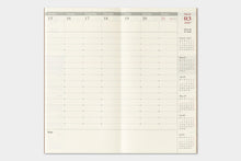 Load image into Gallery viewer, Traveler's Company 2027 Diary Weekly Vertical Regular Size
