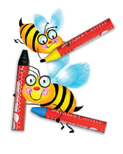 Load image into Gallery viewer, 12 Brilliant Beeswax Crayons in Storage Case for Kids
