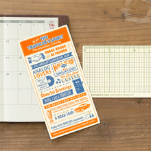 Load image into Gallery viewer, TRAVELER&#39;S notebook Plastic Sheet 2026 (Regular Size)
