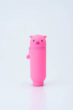 Load image into Gallery viewer, PuniLabo Stand Up Pen Case: Gray Cat

