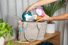 Load image into Gallery viewer, Soolla Studio Artist Bag, Blueberry Bliss, Pottery Tool Bag
