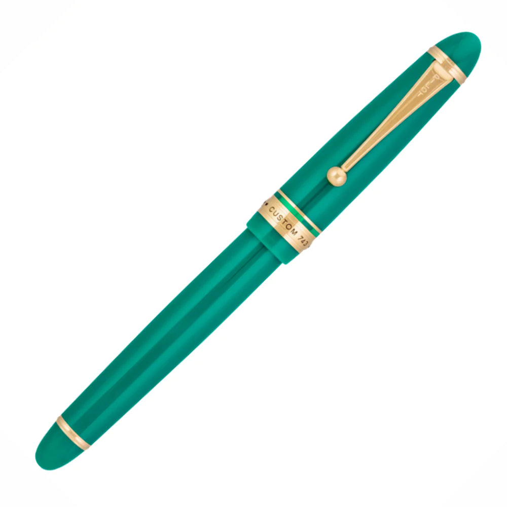 Pilot CUSTOM 743 GREEN MEDIUM NIB FOUNTAIN PEN