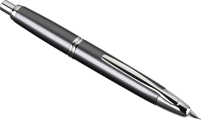 Pilot Vanishing Point Fountain Pen Gun Metal Gray with Medium Nib