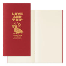 Load image into Gallery viewer, TRAVELER&#39;S notebook LOVE AND TRIP Red

