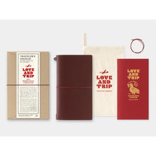 Load image into Gallery viewer, TRAVELER&#39;S notebook LOVE AND TRIP Red
