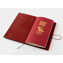 Load image into Gallery viewer, TRAVELER&#39;S notebook LOVE AND TRIP Red
