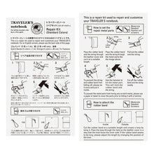 Load image into Gallery viewer, TRAVELER'S notebook 009 Repair Kit Standard Colors

