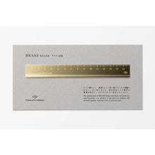 Load image into Gallery viewer, Traveler&#39;s Company Brass Ruler
