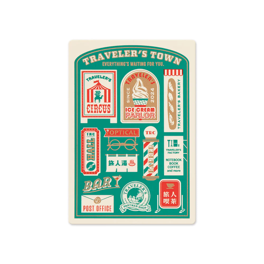 TRAVELER'S COMPANY Plastic Sheet Passport Size
