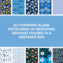 Load image into Gallery viewer, Marimekko Notes (Blues)
