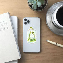 Load image into Gallery viewer, Hoppy - Vinyl Stickers - Frog: Hoppy
