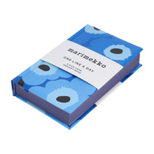 Load image into Gallery viewer, Marimekko One Line a Day (Blue Unikko)
