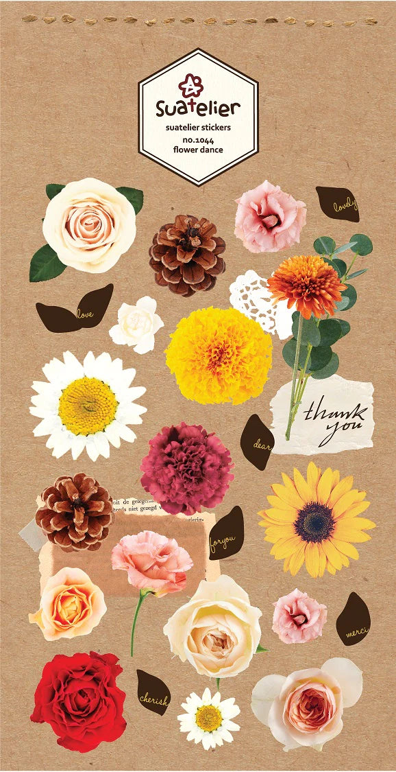 Suatelier Flower Dance Stickers
