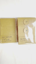 Load and play video in Gallery viewer, Traveler&#39;s Company Kraft Envelopes Large Set of 8
