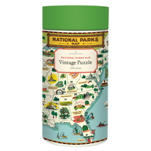 Load image into Gallery viewer, Cavallini &amp; Co National Parks Map 1000 Piece Puzzle
