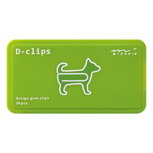 Load image into Gallery viewer, Midori D Dog Paper Clips
