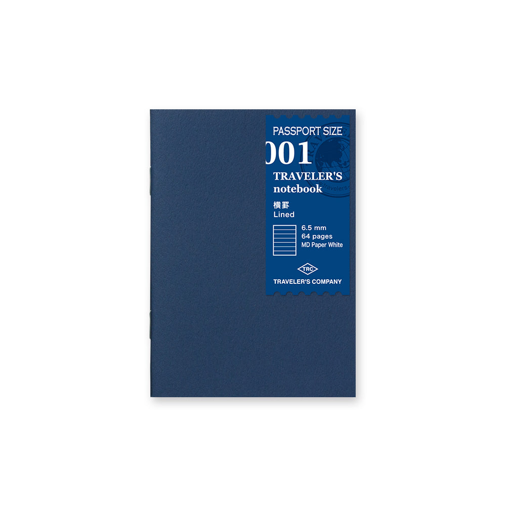 Traveler's Notebook Passport Size 001 filler Lined