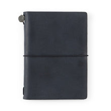 Load image into Gallery viewer, Traveler&#39;s Notebook Passport Size Cover Black Leather
