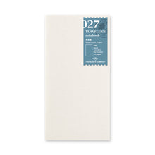 Load image into Gallery viewer, Traveler&#39;s Notebook 027 Regular Size Refill Watercolor Paper Notebook
