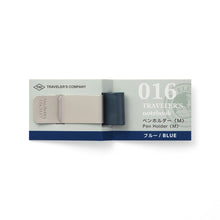 Load image into Gallery viewer, TRAVELER&#39;S  Notebook Pen Holder Blue
